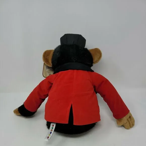 Aurora Plush Tally Ho Monkey Rare Original Circus Stuffed Animal Red Coat Vtg